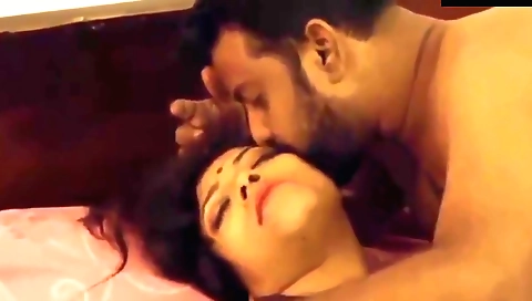 Brunette and milf ride off and make a crazy threesome sex