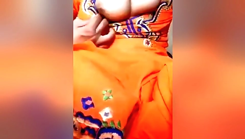 College chick with big tits shows her pussy on webcam