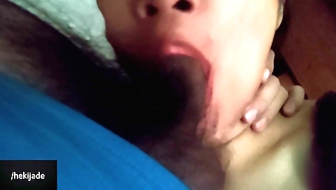 Brunette pinay with a small booty riding a dick in front
