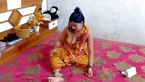 Indian whore in a dress loves my dick in her sweet holes