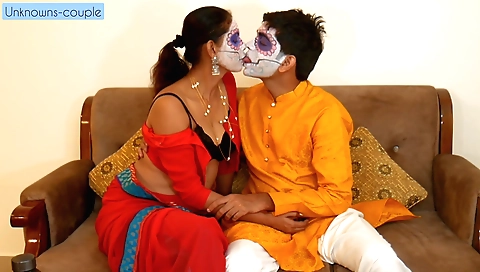 Indian big tits mature babe showing off her big titties
